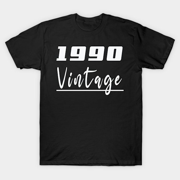 30th birtnday, vintage 1990 T-Shirt by MBRK-Store